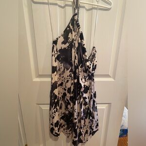 NWOT Sew In Love Navy Cow Print Midi Dress Size 2X